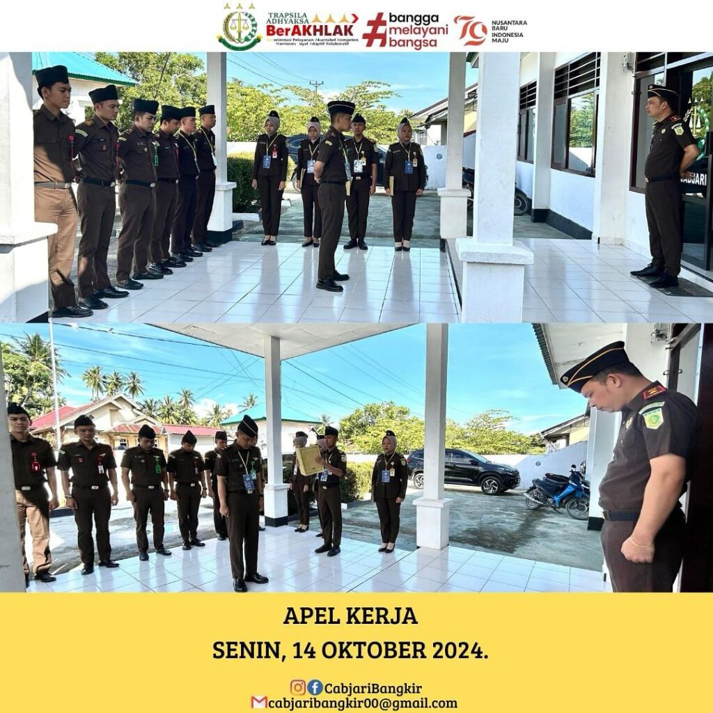 Apel Kerja, Senin 14 Oktober 2024