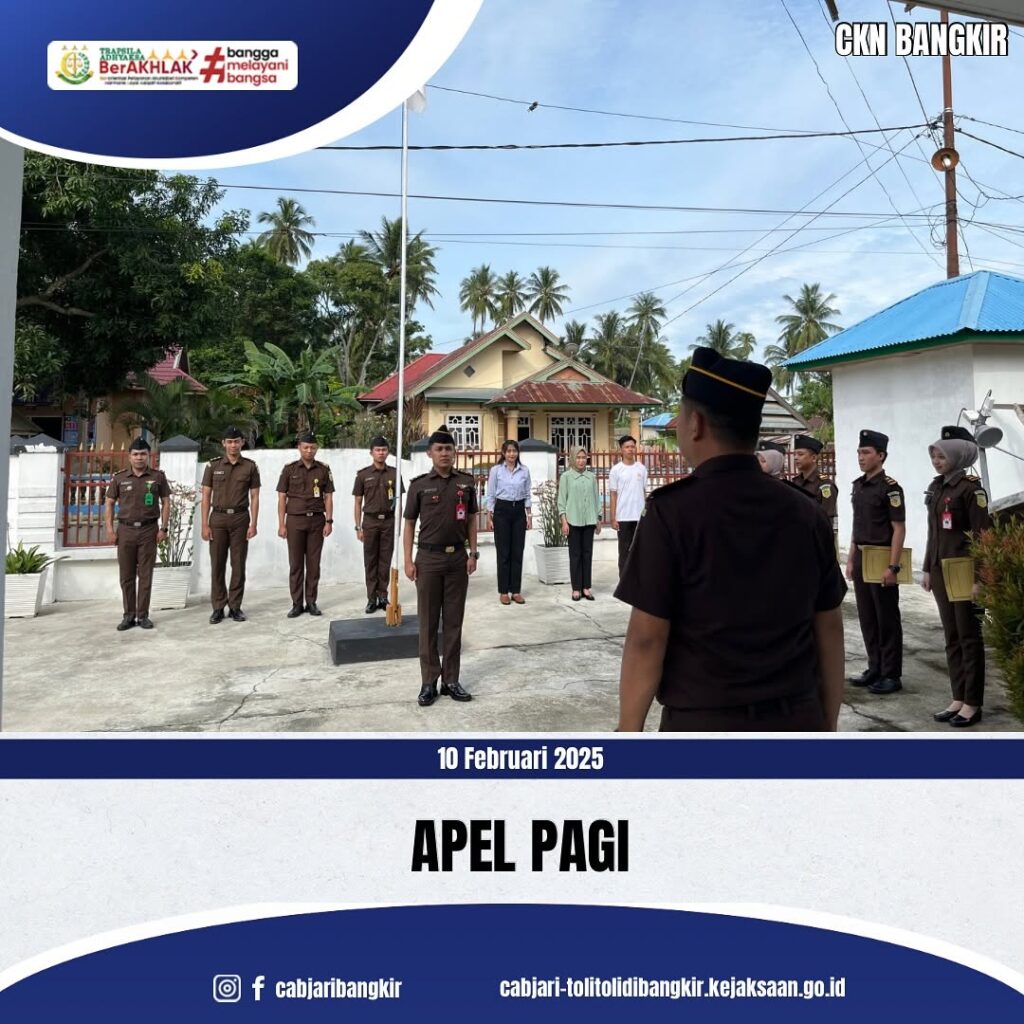 Apel Pagi, Senin 10 Februari 2025