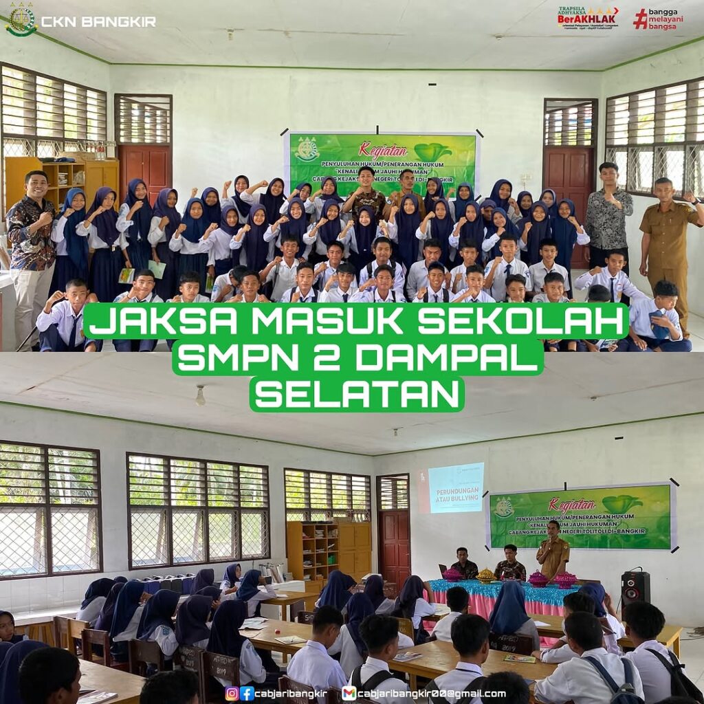 Jaksa Masuk Sekolah SMP N 2 DAMPAL SELATAN