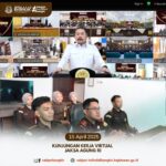 Kunjungan Kerja Virtual Jaksa Agung RI