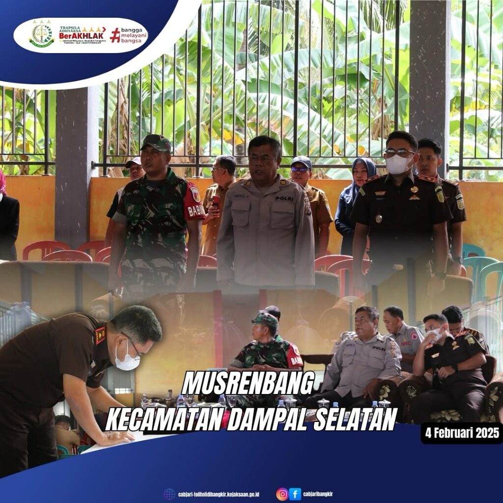 Musrenbang Kecamatan Dampal Selatan