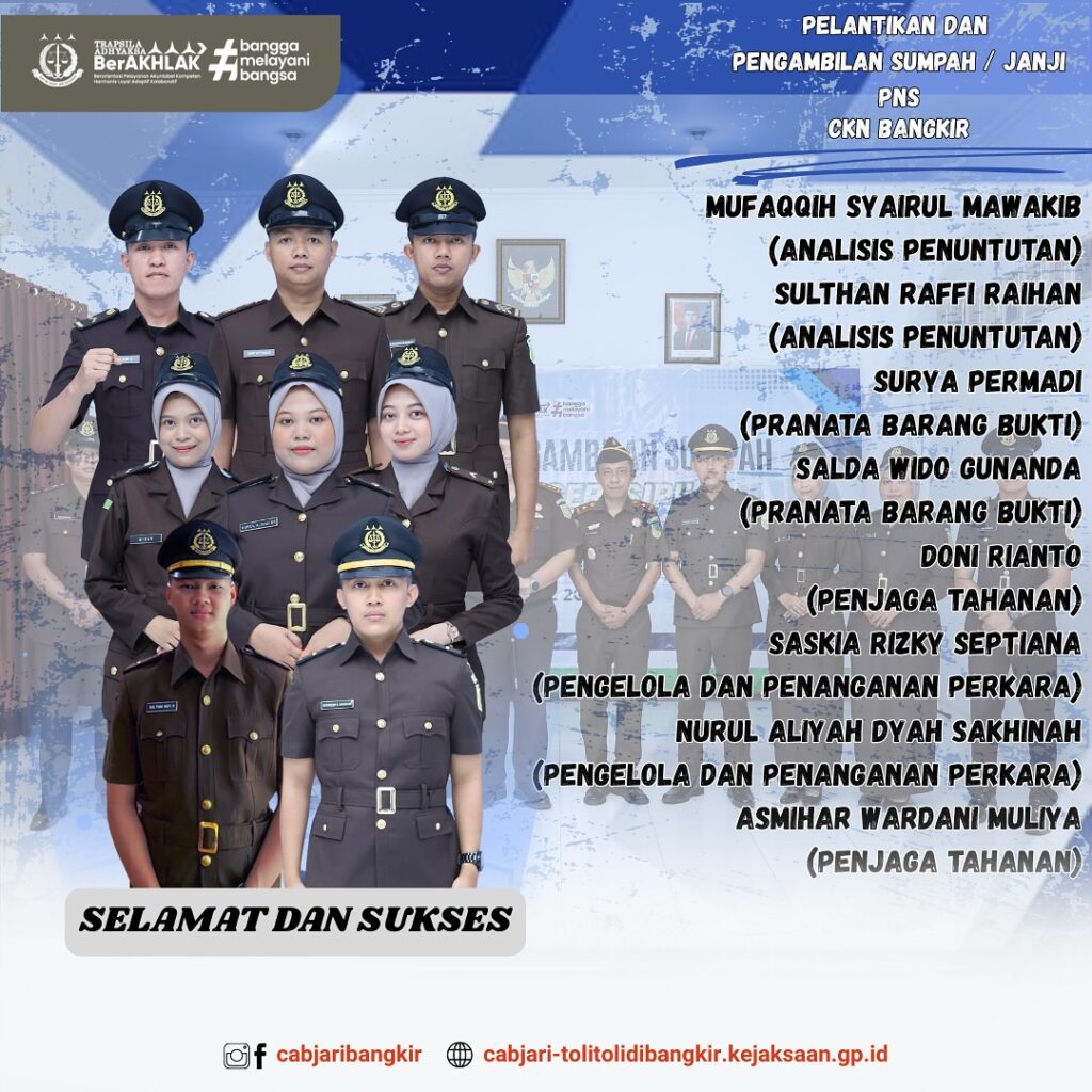 Pelantikan dan Pengambilan Sumpah/Janji Pegawai Negeri Sipil Tahun 2025